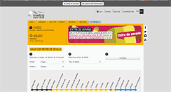 Desktop Screenshot of metro-sevilla.es